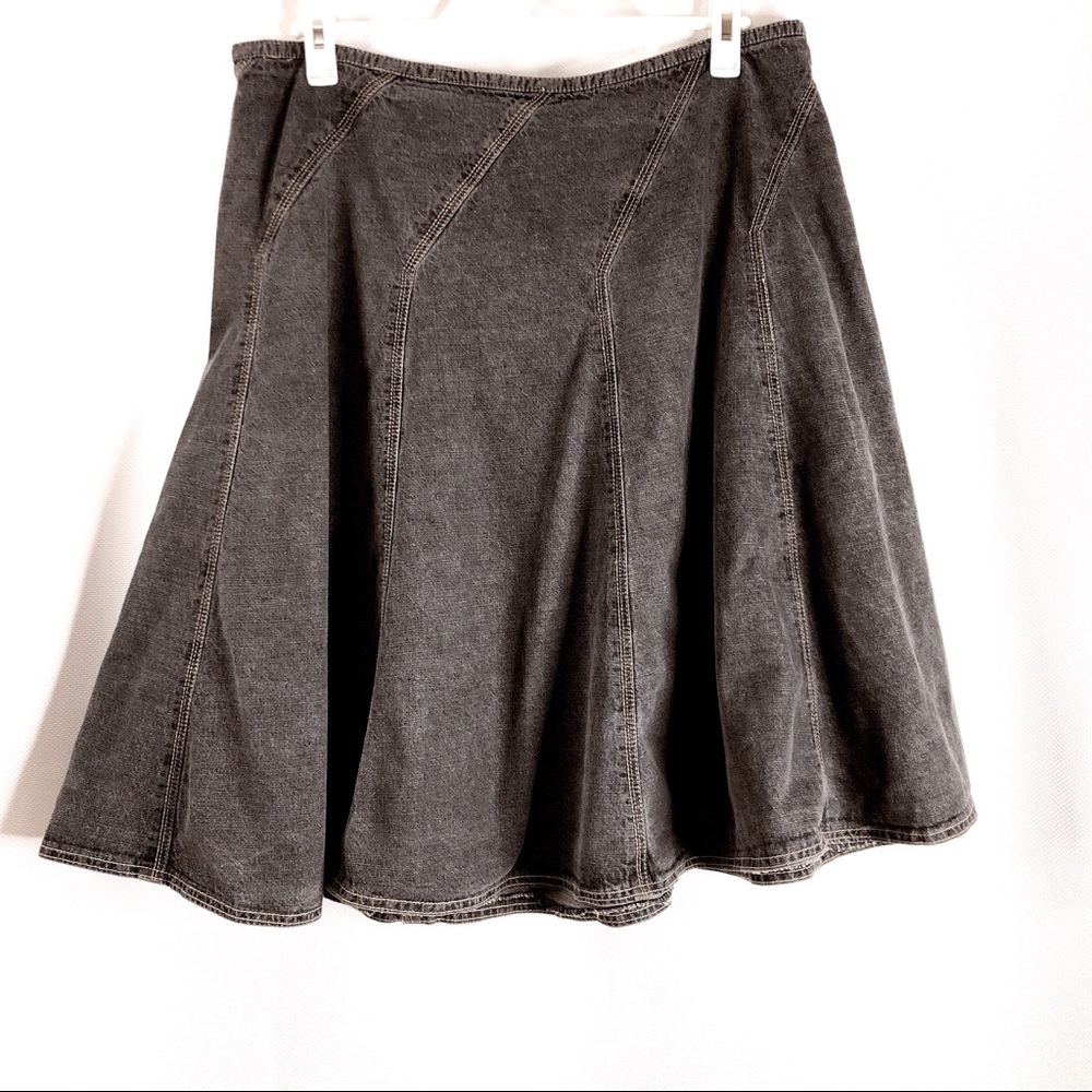 Jessica Sport Grey Denim Skirt Size 16 - Picture 3 of 5